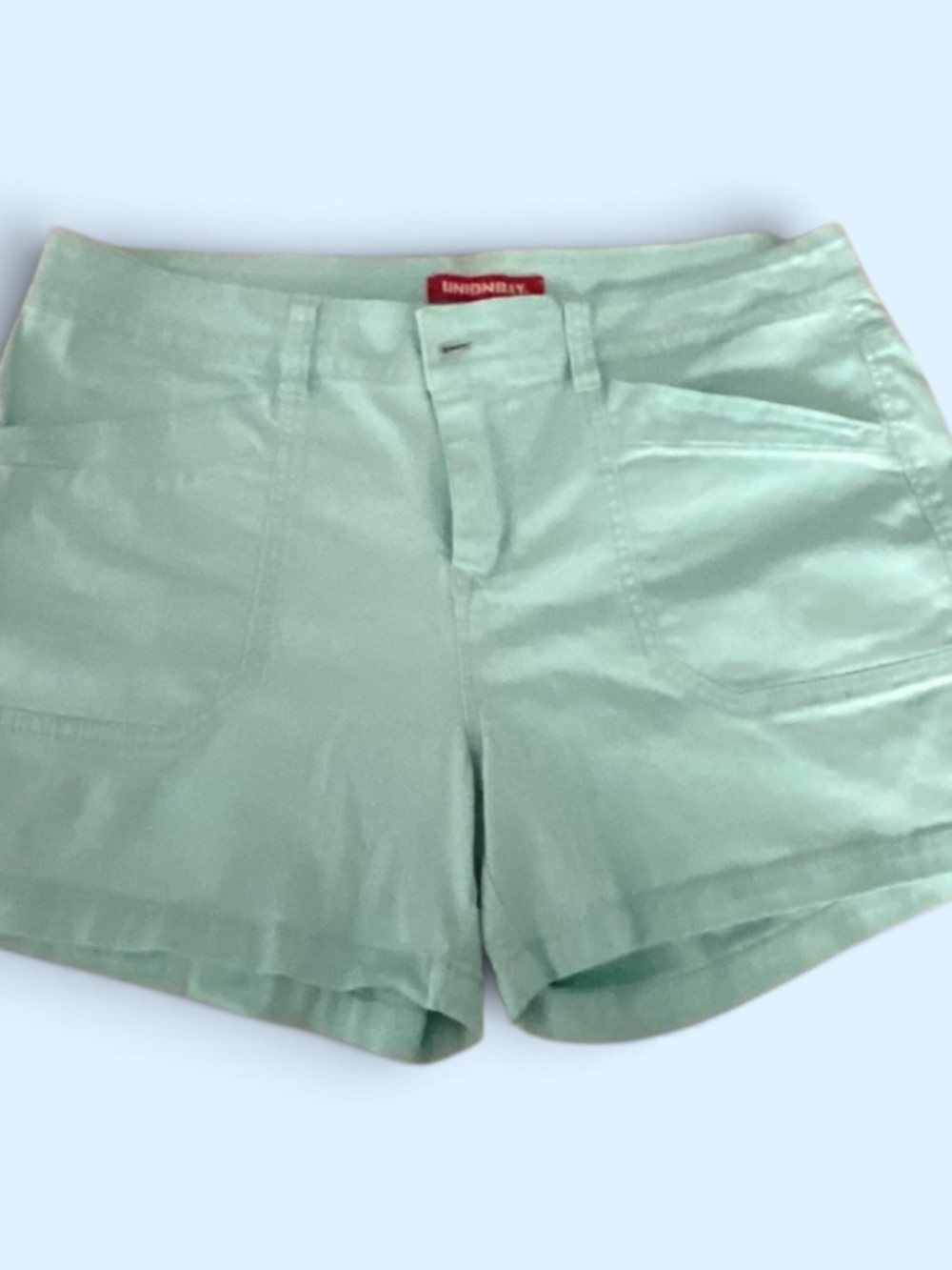 Unionbay • Seafoam Stretch Cotton Shorts • Size 15 - Picture 2 of 8